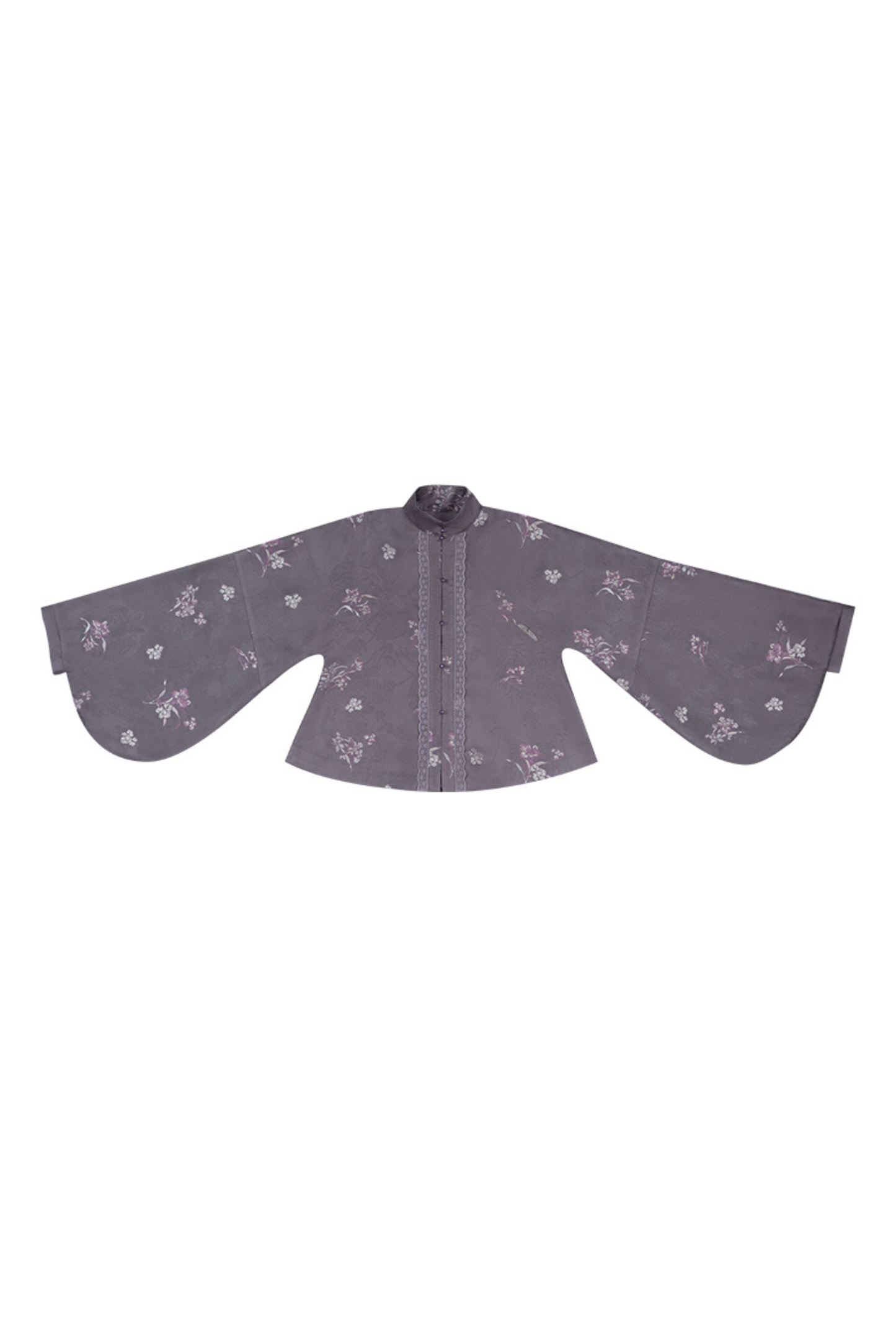 チャイナスタンドカラージャケット+サスペンダードレス+ヘアバンド