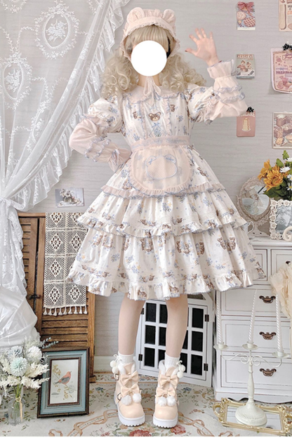 リボンプラットフォームソールブーツ