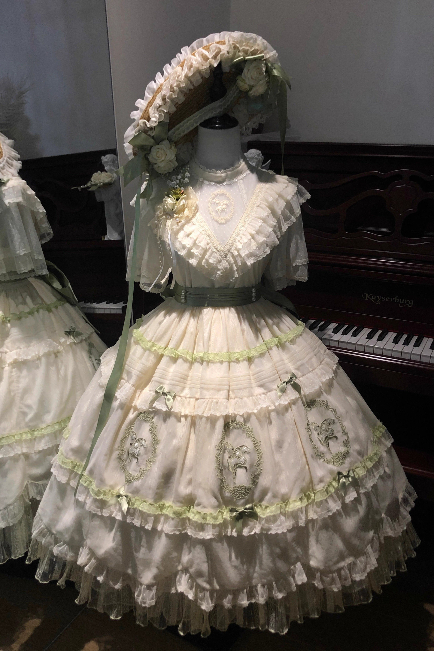 Lily Forest Ever Dress + Flower + Flat Cap + Clip