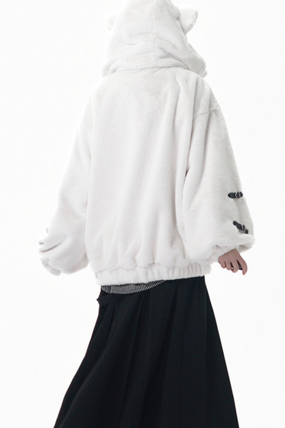 クマフードスターショートコート