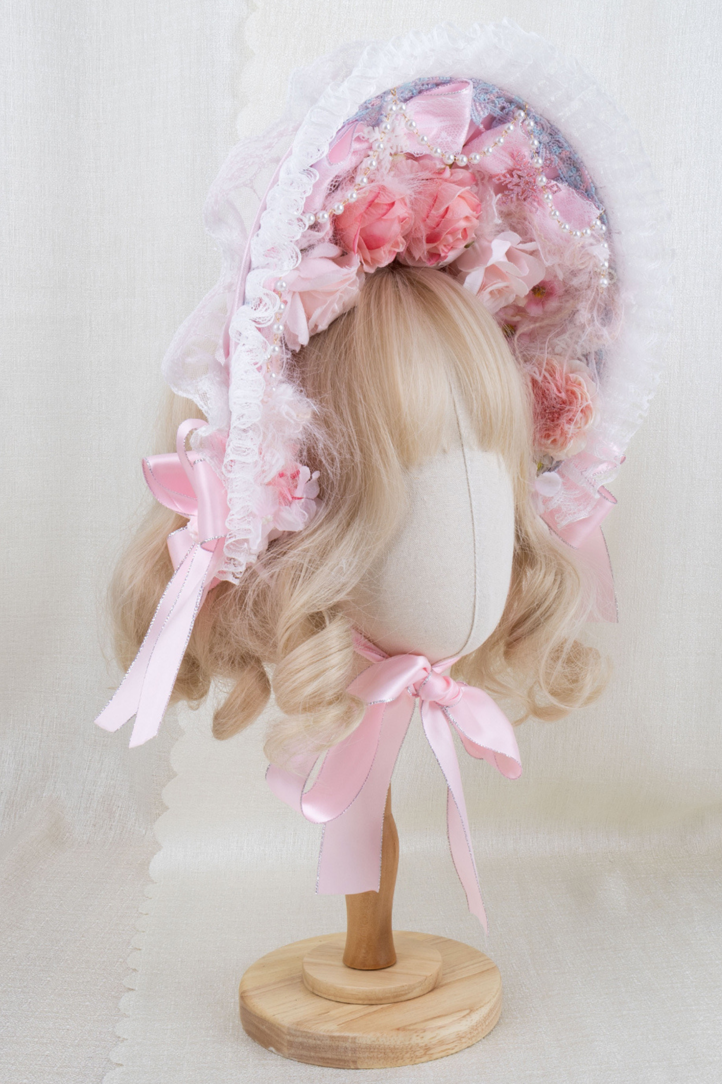 ローズティーパーティーロリータボンネット