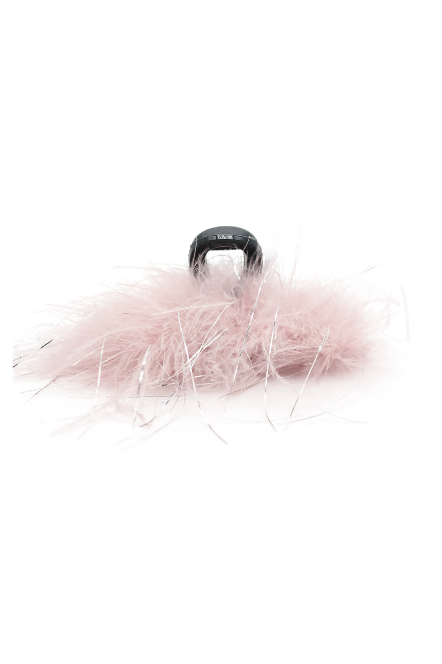 Sweet Love Pink Ribbon Earrings + Feather Hair Clips