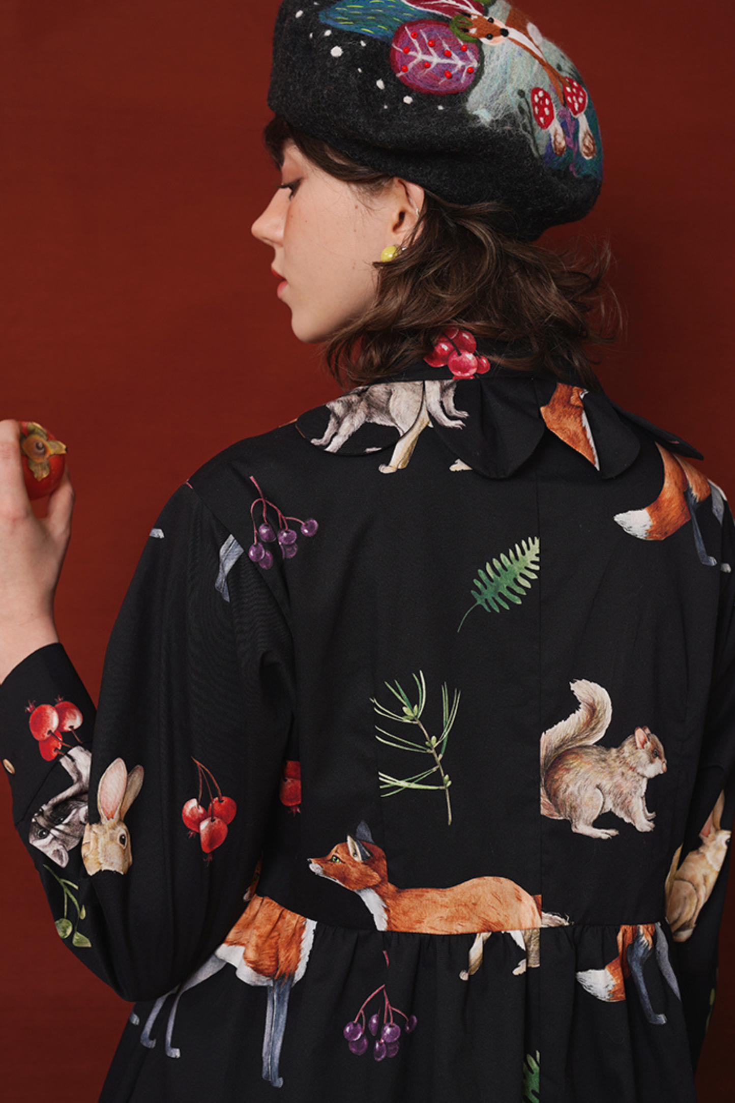 Animal Print Classic Art Style Loose Dress