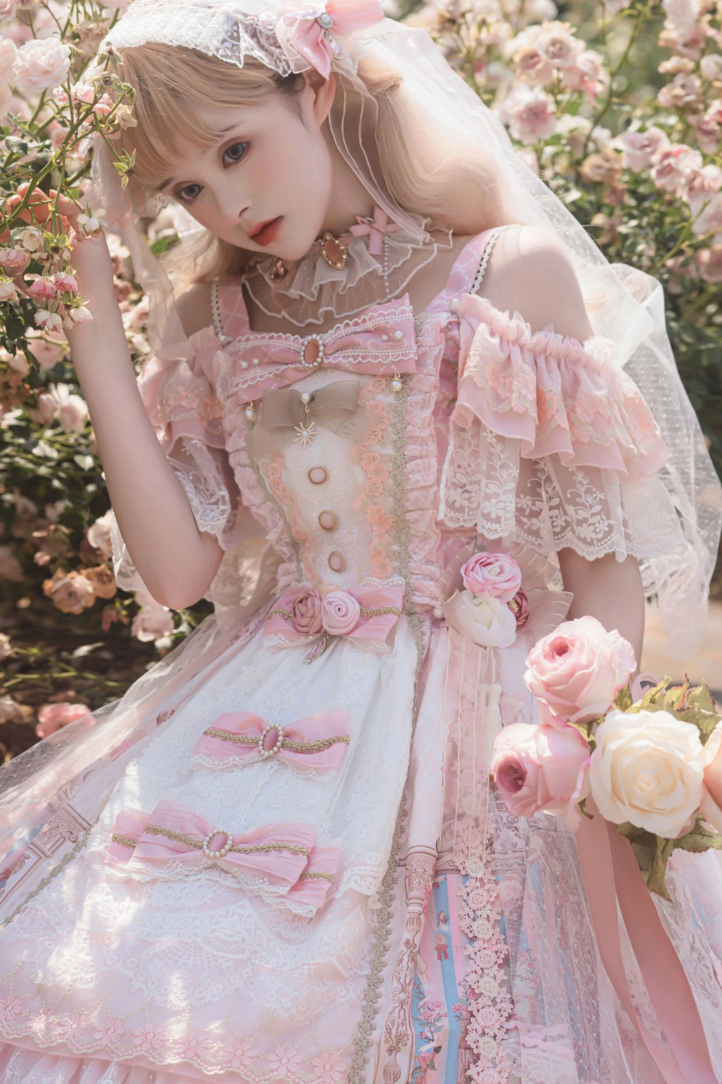 Flower Princess Lolita Dress Set