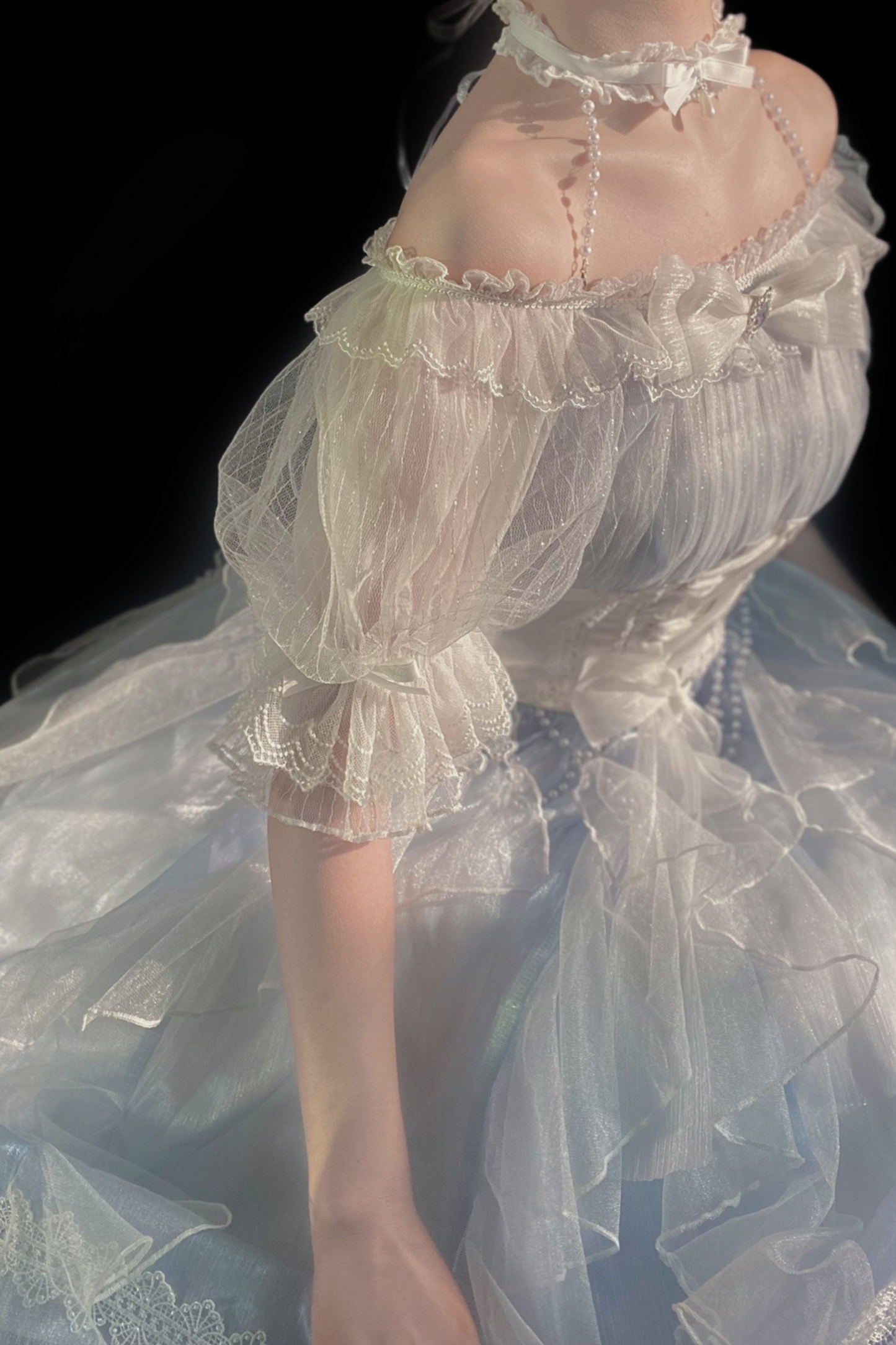 Sheer Blue Mermaid Lolita Dress