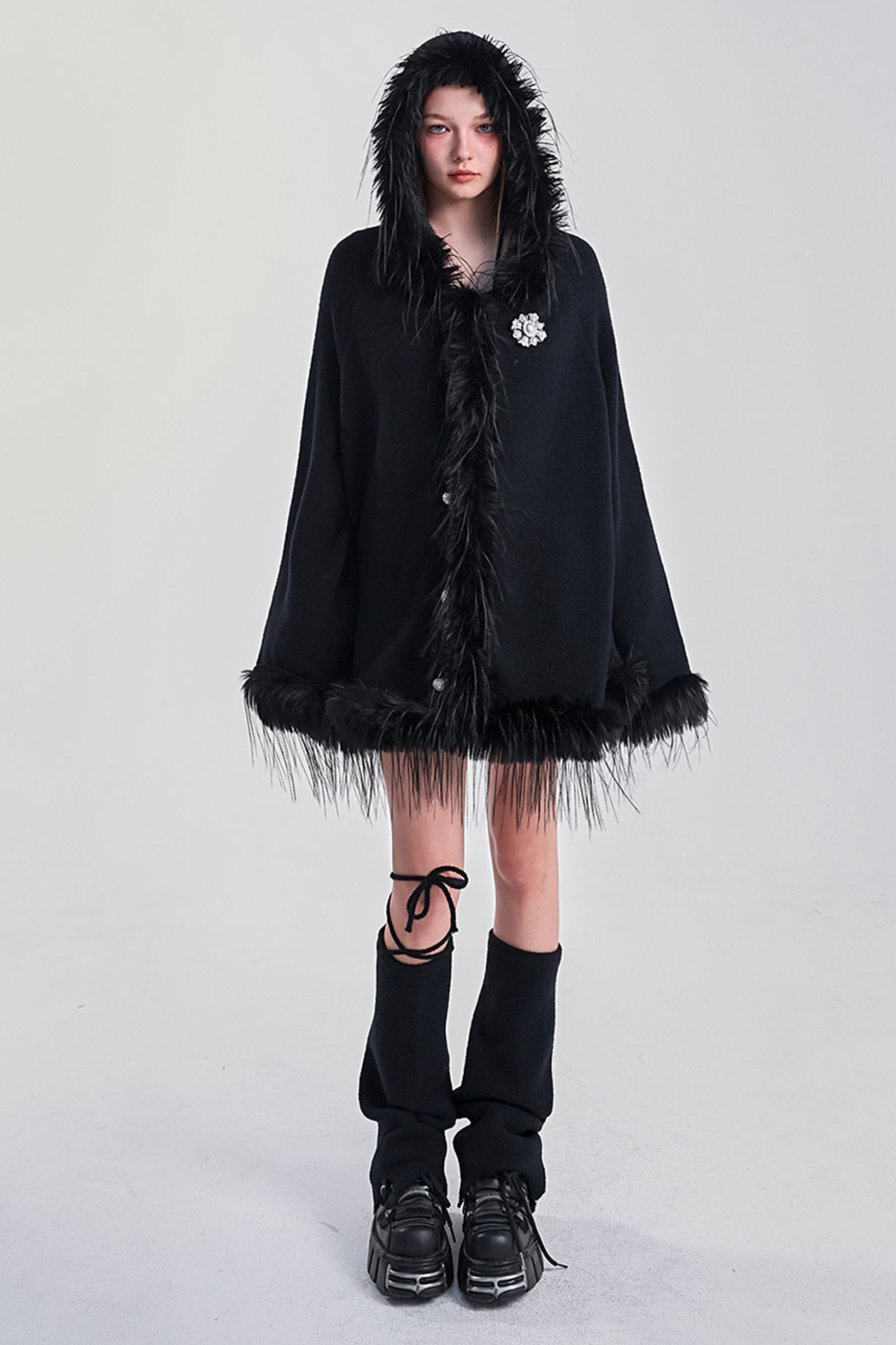 スノーカントリーフードマント