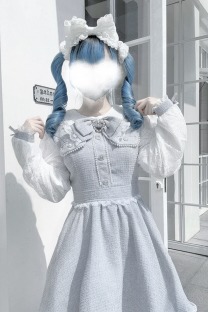 Doll World Ribbon Tweed Dress