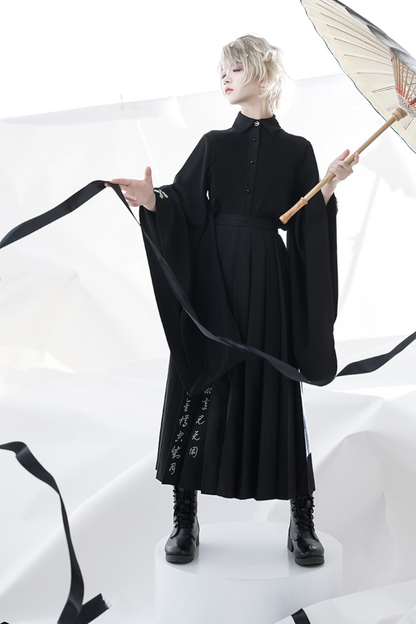 ダーク皇子ビッグスリーブブラウス