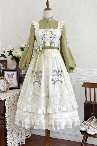 【予約商品】レトロチャイナエレガントロリータドレス+トップス