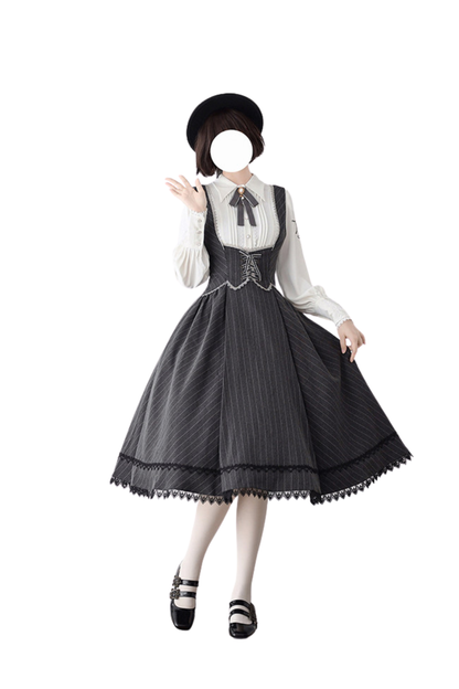 Retro Elegant Lolita Jumperskirt