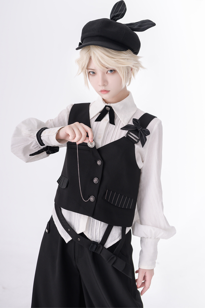 クールシックベスト+シャツ+バルーンパンツ