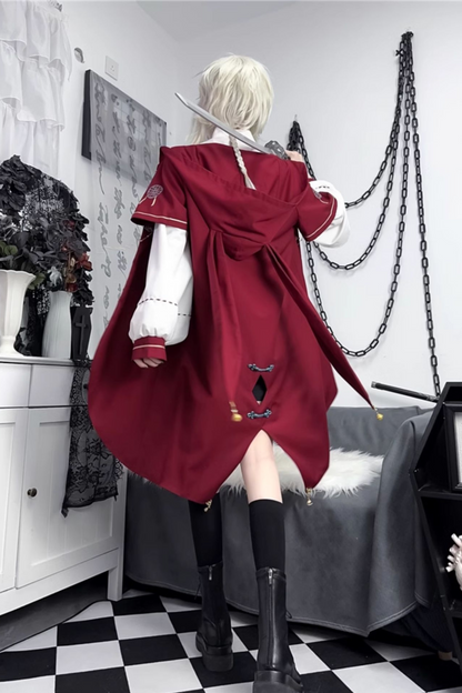 バニーフードプリンスアウター+シャツ+ショートパンツ