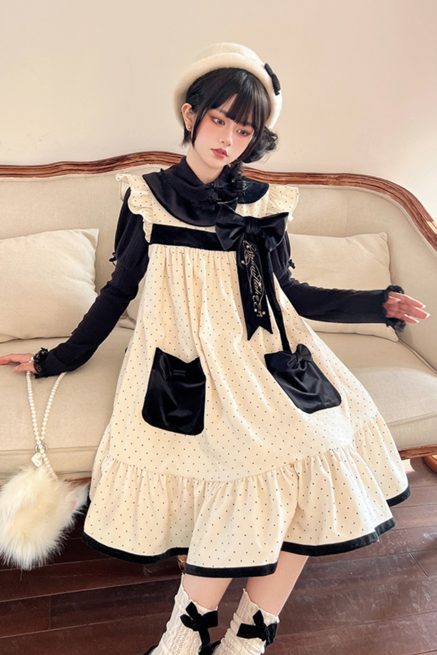 エーデルワイスフライスリーブドレス