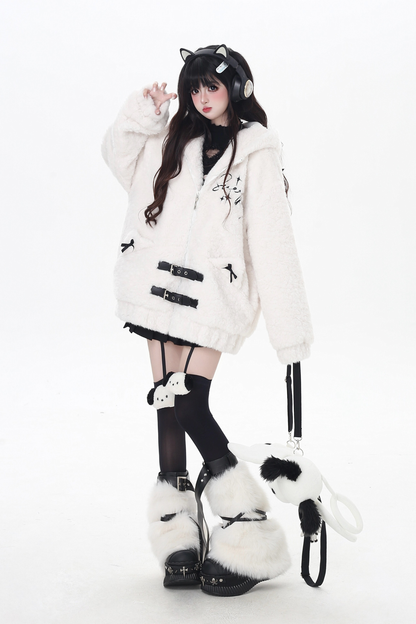 Furrouz Cat Ear Hooded Coat
