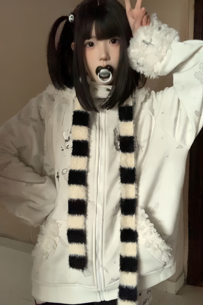 ファーイヤーフードサブカルジャケット