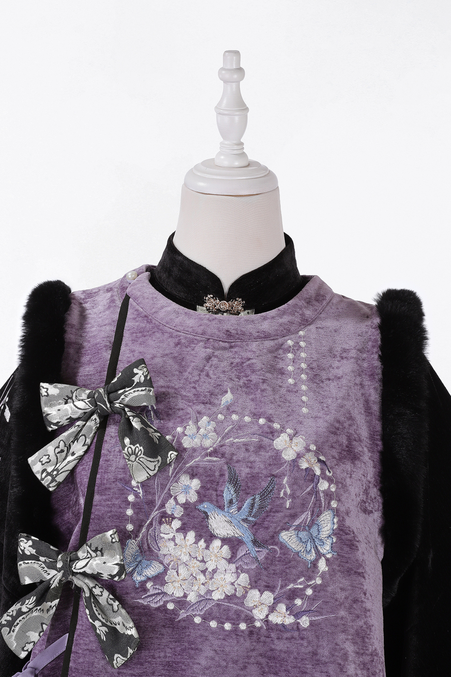 Dark Knight China Top + Vest + Skirt