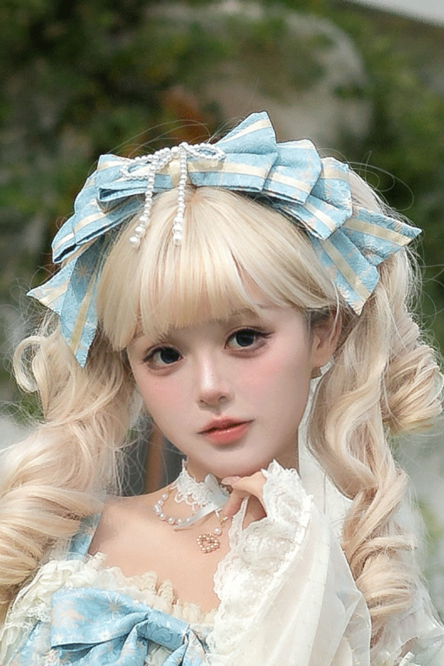 ユニコーンクラシカルプリンセスジャンパースカート+トップス+ボンネット+カチューシャ