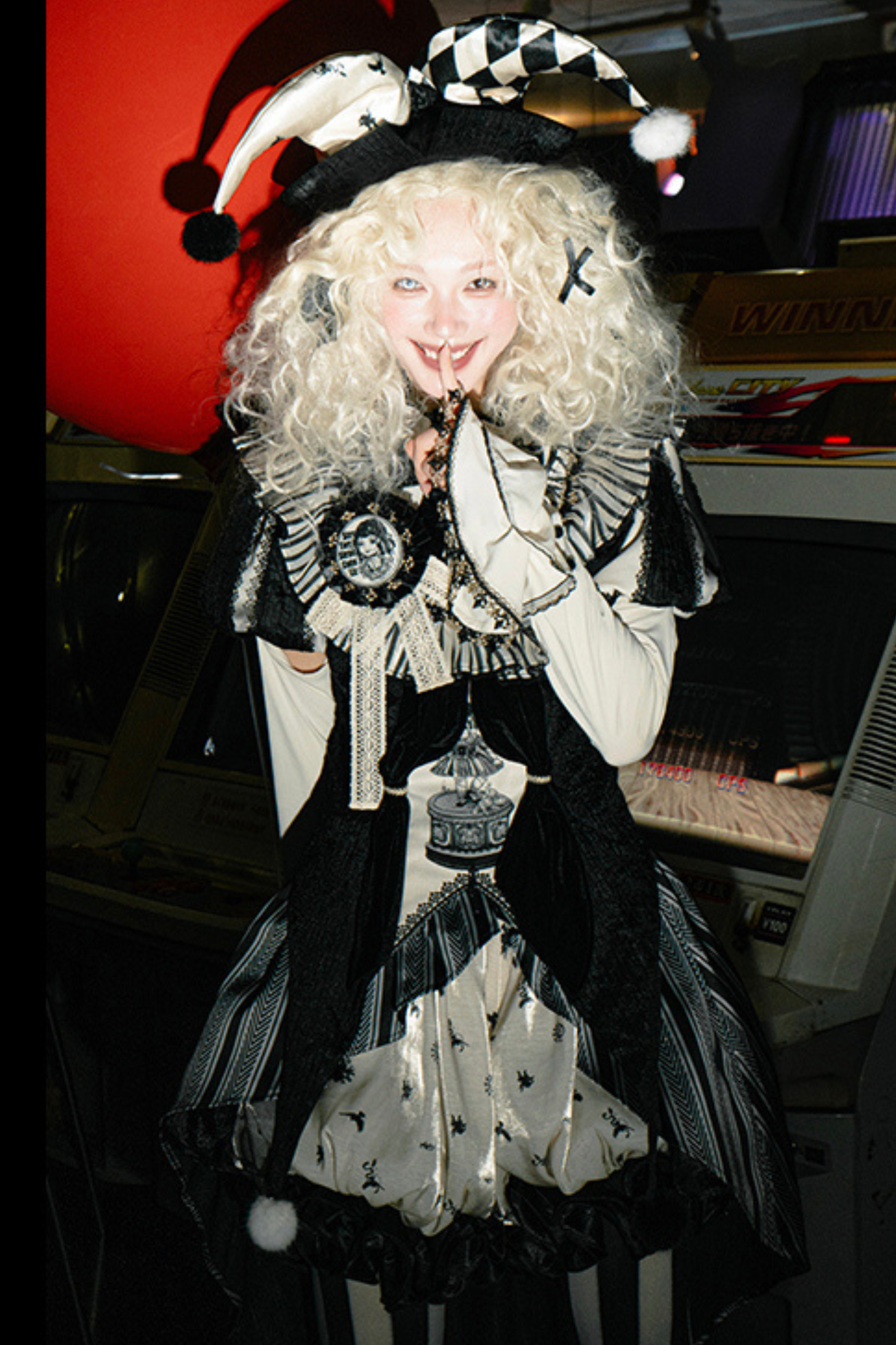 Weird Dark Circus Pierrot Lolita Set – Belchic Weird Dark Circus Pierrot Lolita Set – Belchic