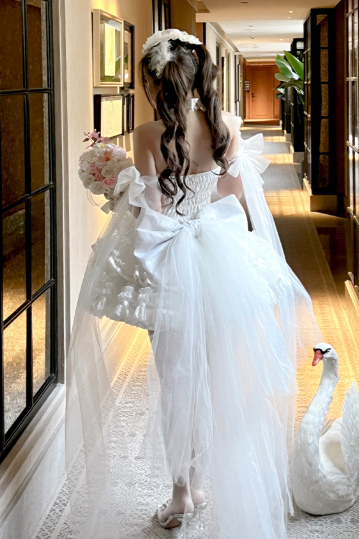 Short Swan Lolita Dress