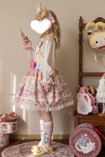 スウィートハートキャンディサスペンダースカート+ジャンパースカート