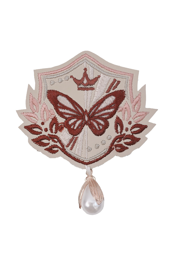 [Reserved item] Sweet cape coat + shirt + wool beret + badge