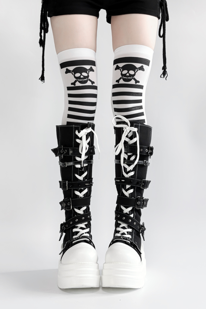 Y2K Punk Platform Boots