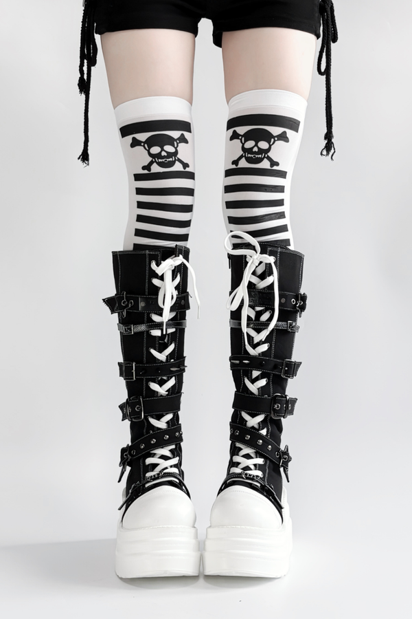 Y2K Punk Platform Boots