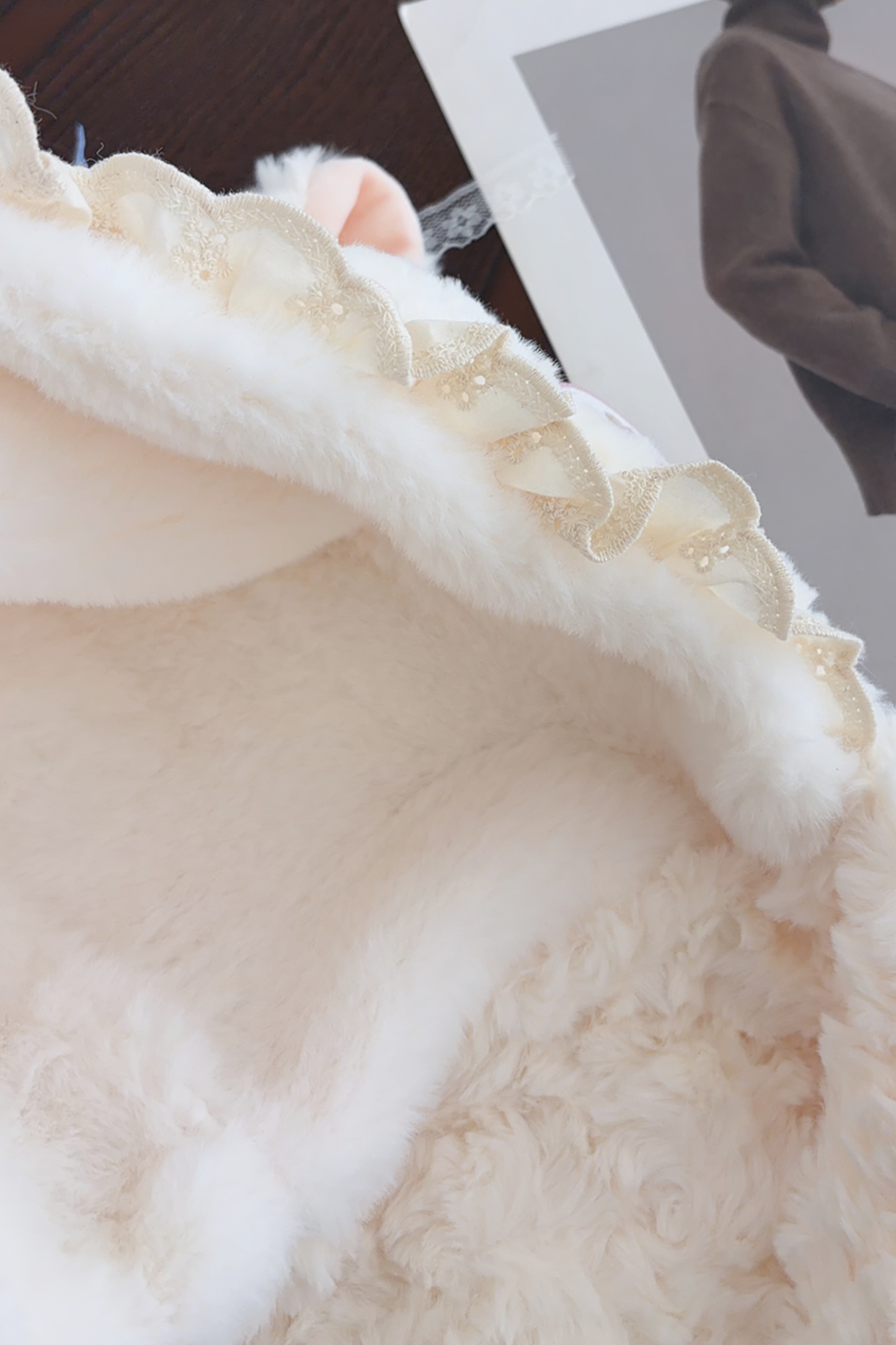 ラムファーハット+スカーフ