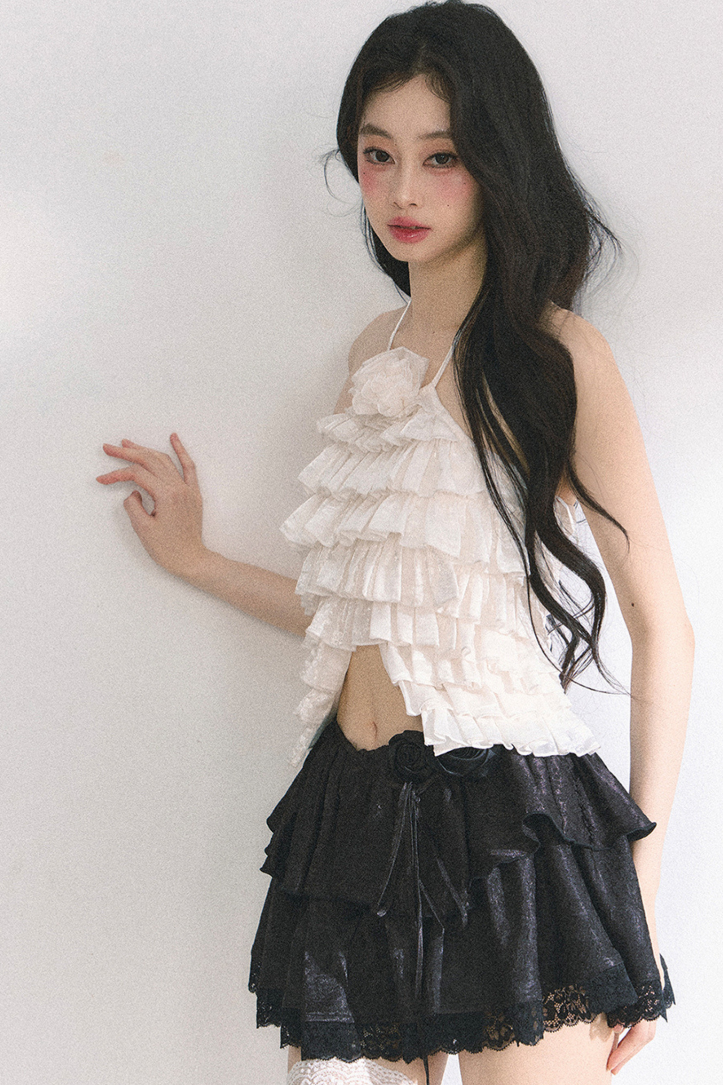 French Lace Tiered Cake Skirt