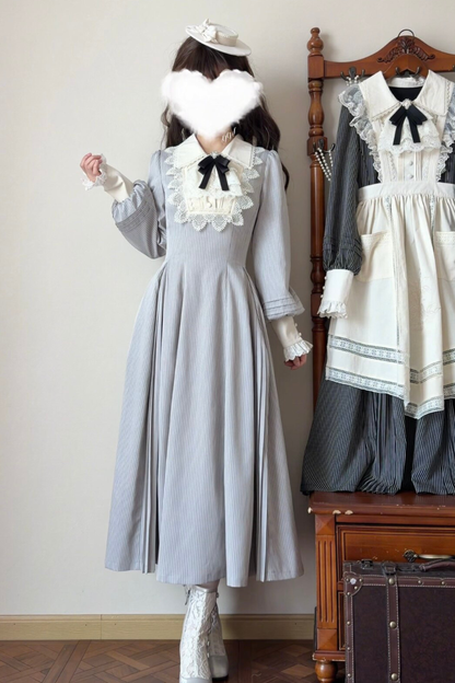 레트로 로리타 원피스 + 앞치마