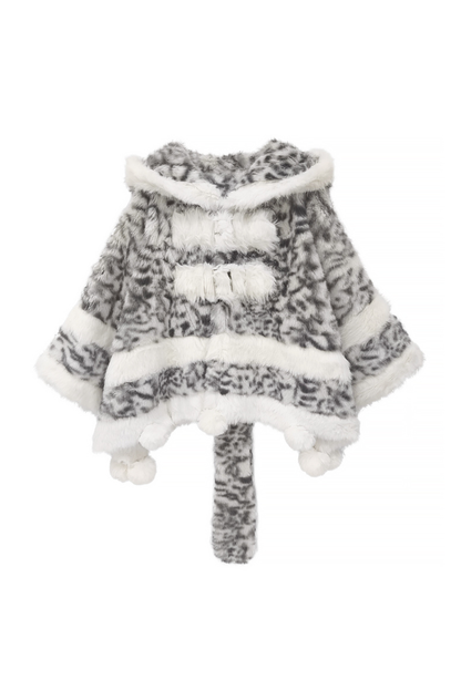 Tabby leopard print top + skirt + leg covers