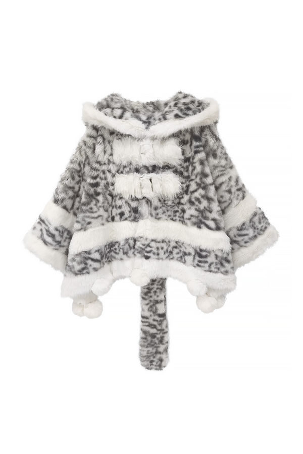 Tabby leopard print top + skirt + leg covers