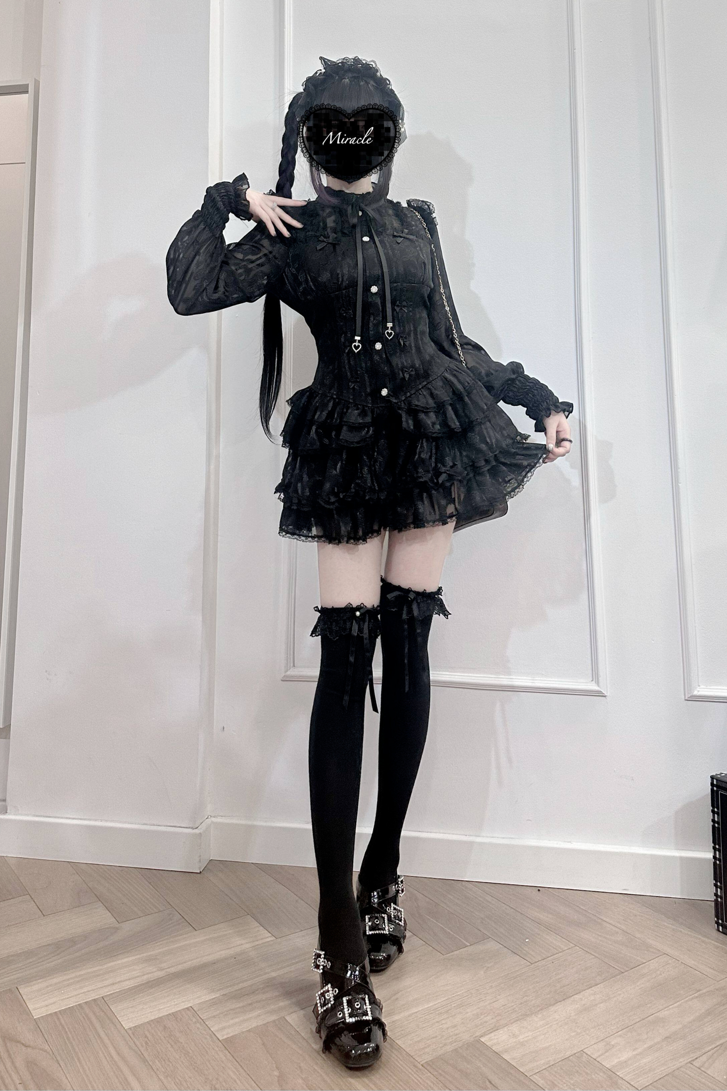 レースドレス+インナーパンツ