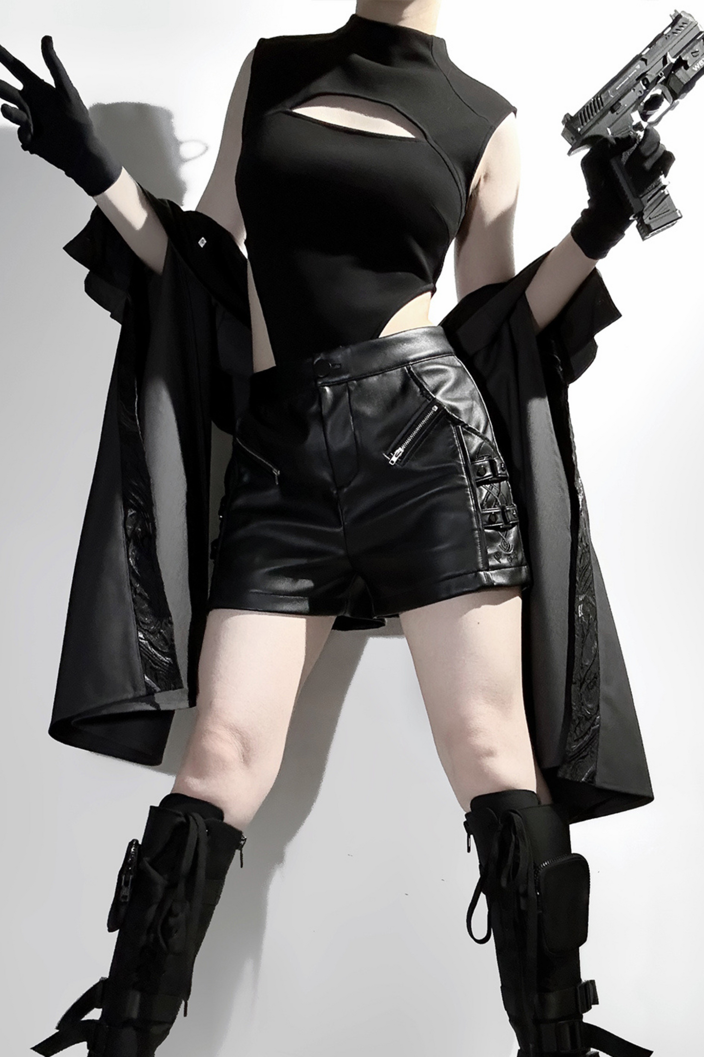 [Reservation Product] Jinbu Lolita Mode Wide Jacket + Top + Shorts