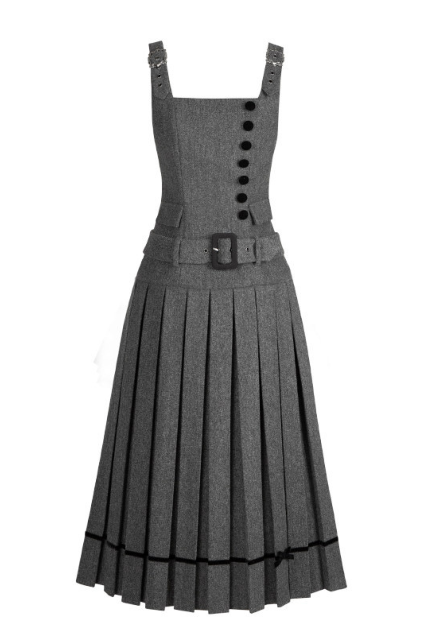 エレガントデイリーベストドレス+リボンヘアアクセサリー