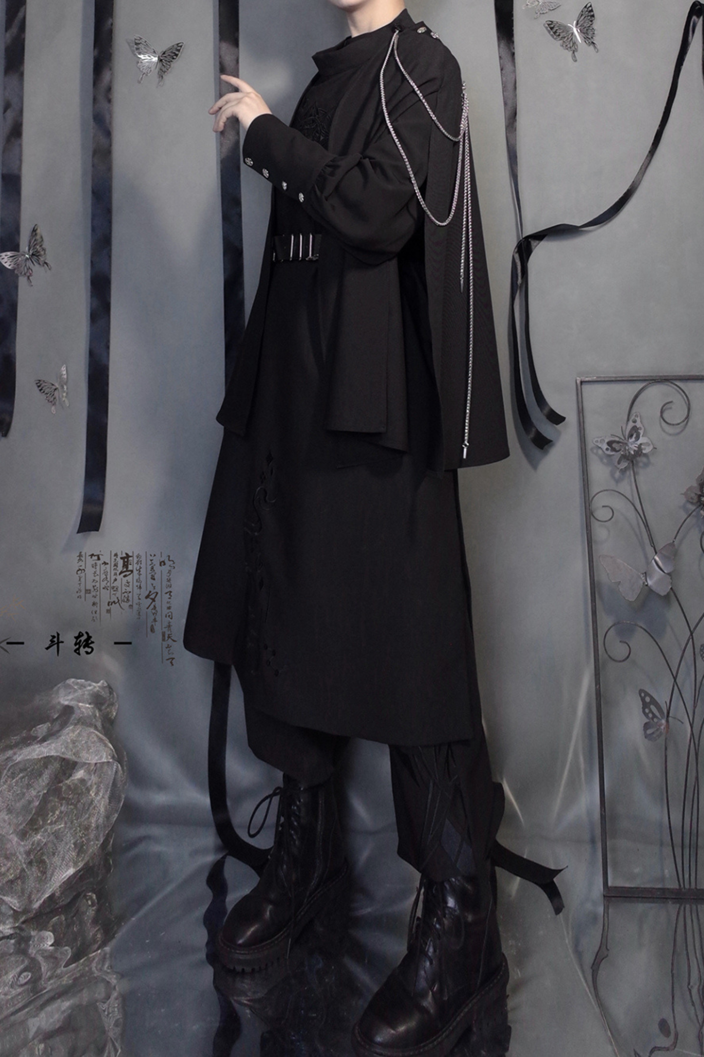 レトロ皇子ハンサムロングショール