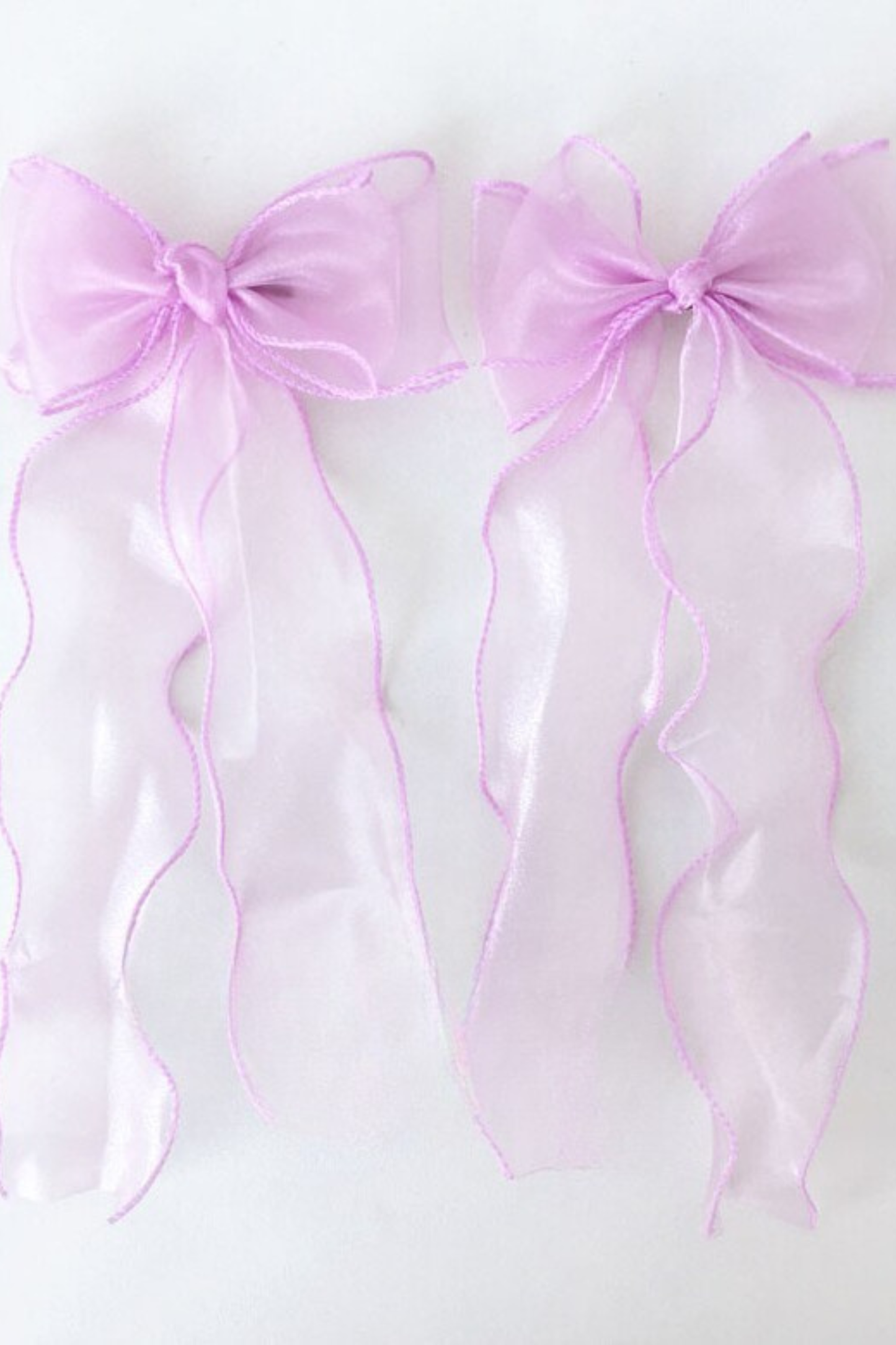 チュールリボンヘアピン