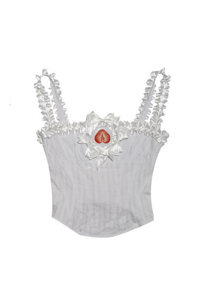 Polka Dot Strawberry Camisole Top