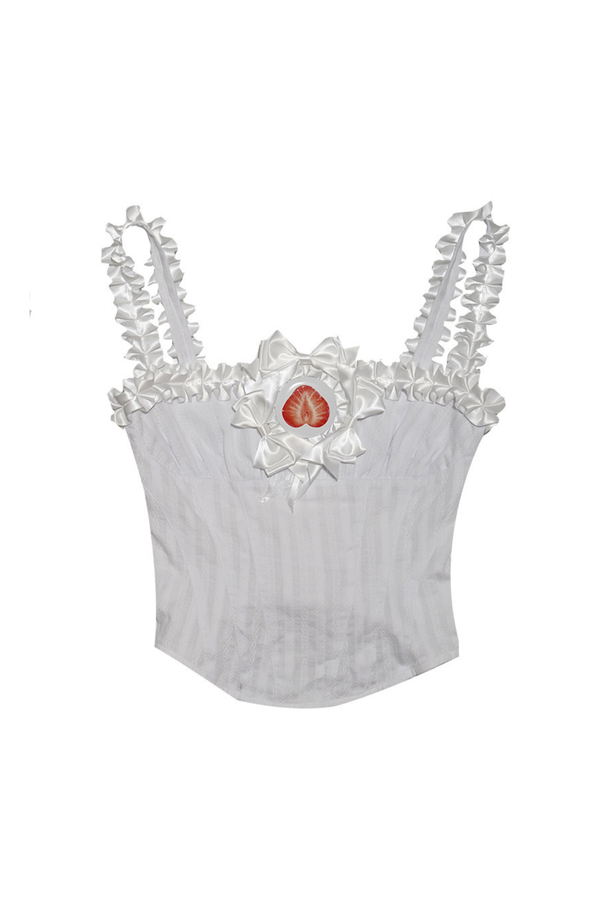 Polka Dot Strawberry Camisole Top