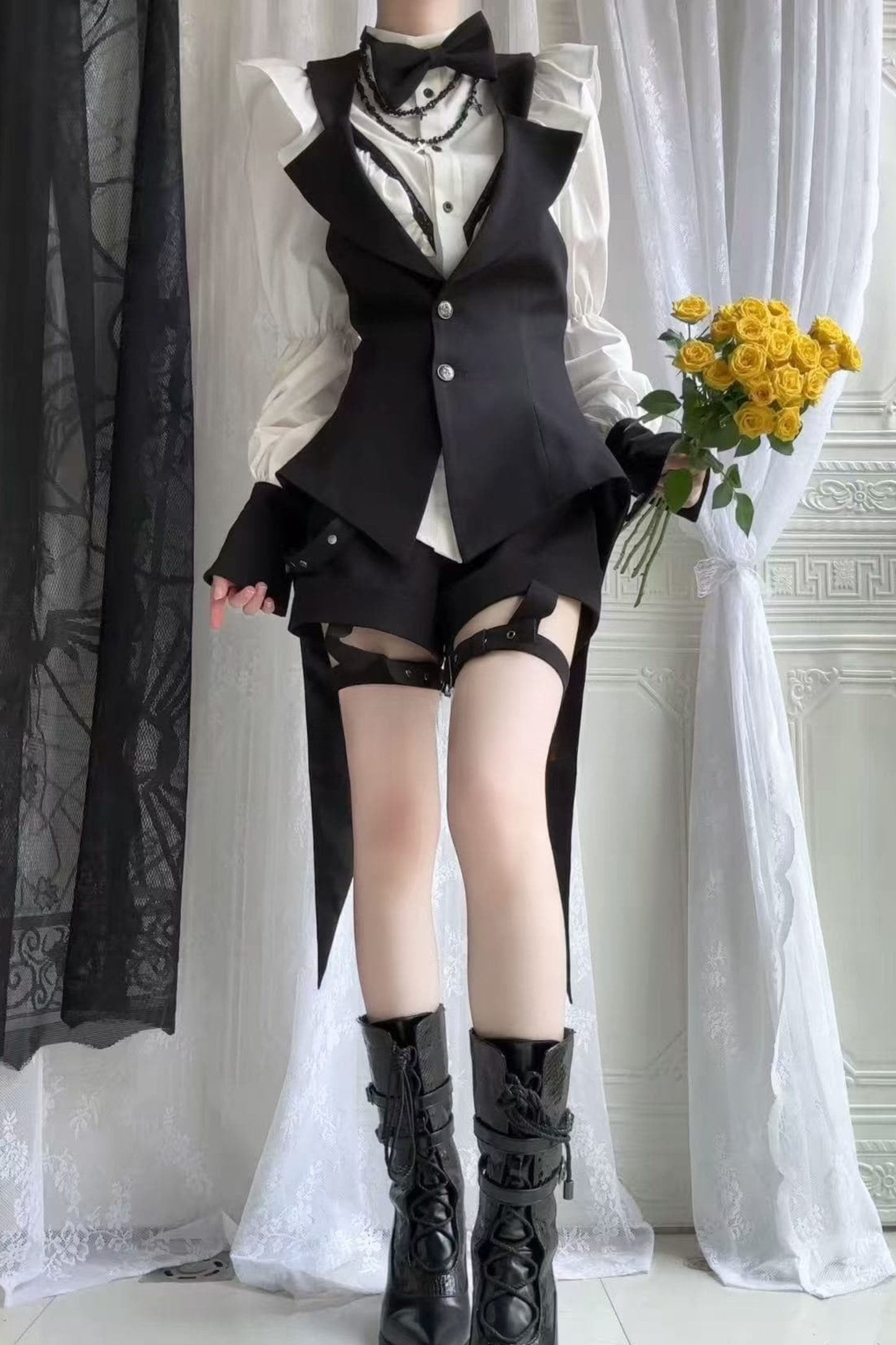 王子ゴスロリータタキシードセットアップ