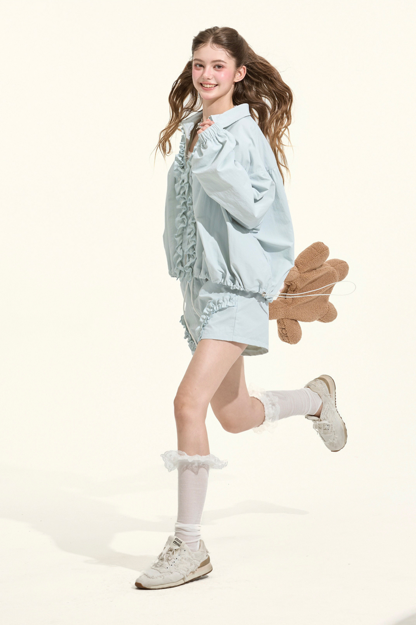 フリルレイクブルースポーティージャケット+パンツ