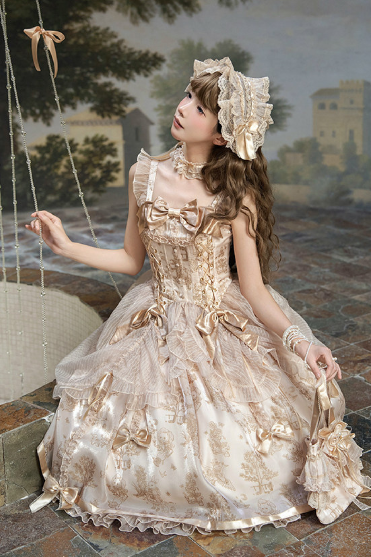 【4月3日予約締切】ギルデッドファンタジーロリータドレス+ジャンパースカート