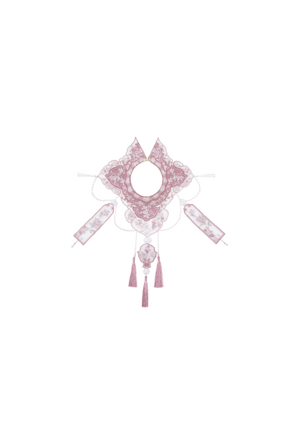 Peach Mist China Top + Skirt + Cloud Shoulder