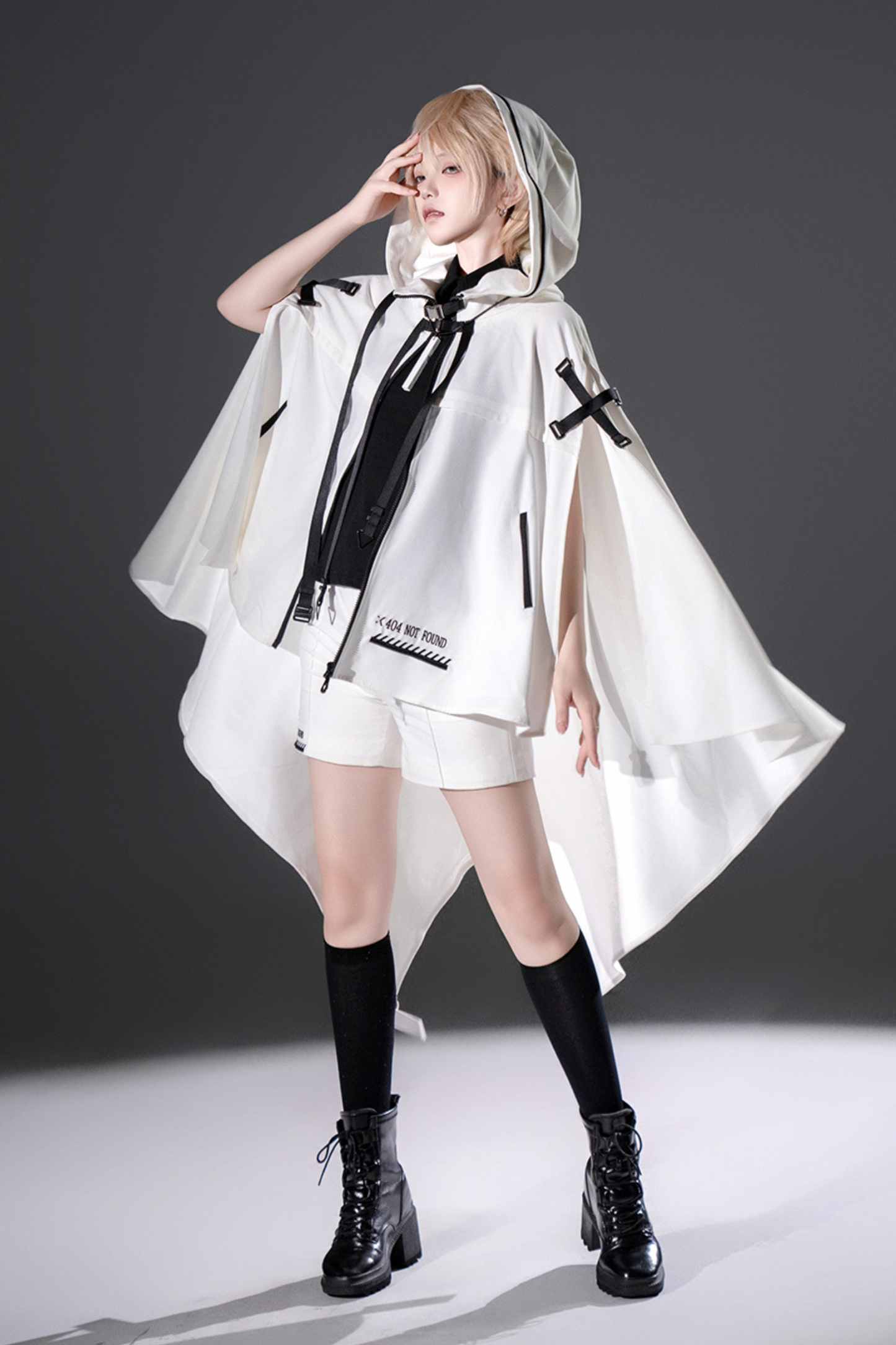 皇子フードケープ+パンツ+トップス