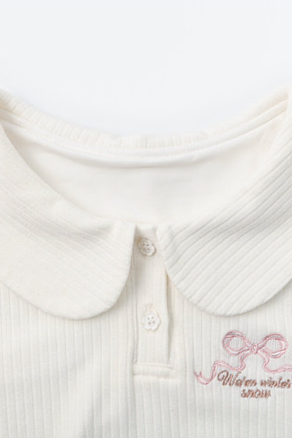 ミルクドールカラーフレンチニットドレス