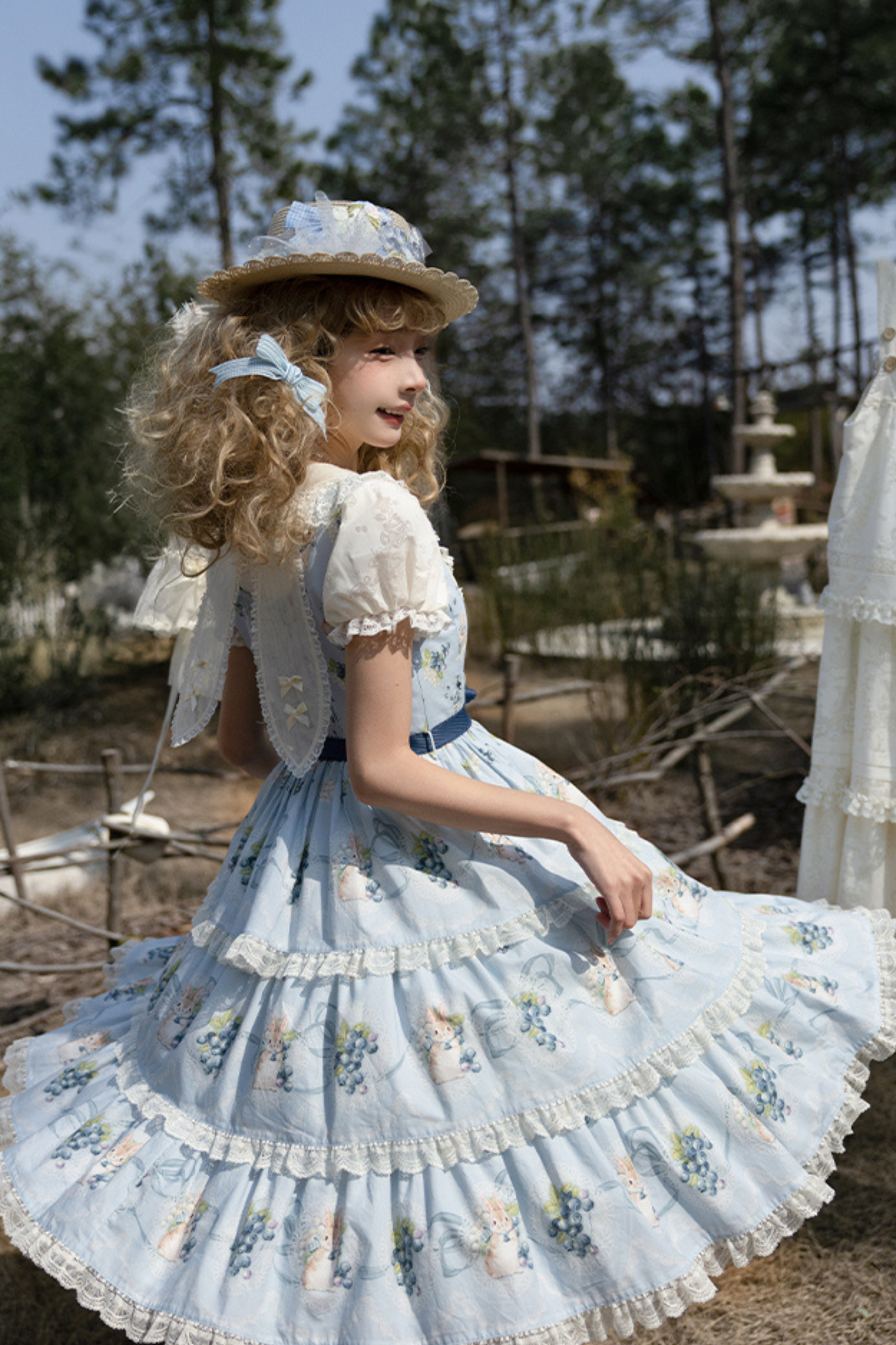 ベニーズブルーベリーガーデンロリータジャンパースカート+ドレス+インナーシャツ