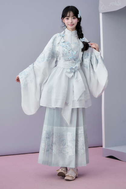 워터 미스트 퓨어 차이나 재킷 + 스커트 + 커버 스커트