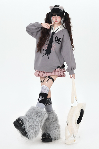 ハートビートカレッジルーズニット