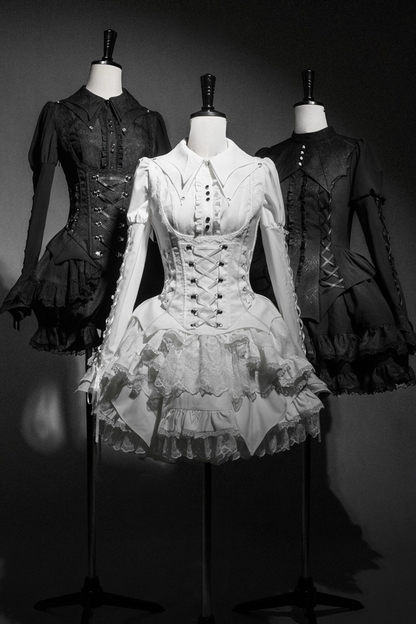 [Deadline for reservations: November 19] Camilla Spider Web Bat Gothic Dark Series Dress Full Set + Setup Full Set