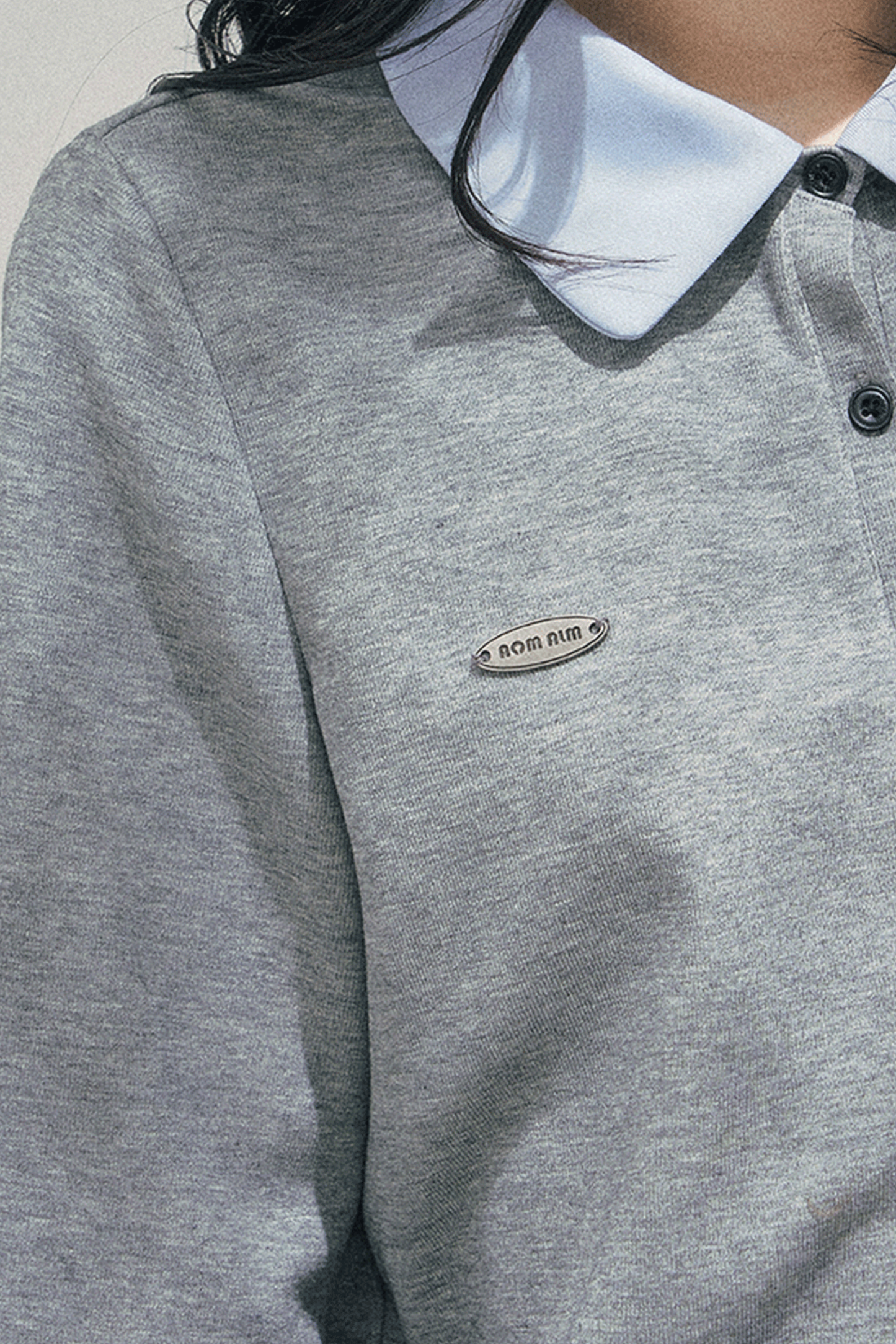 フレンチフェイクツーピースポロセーター